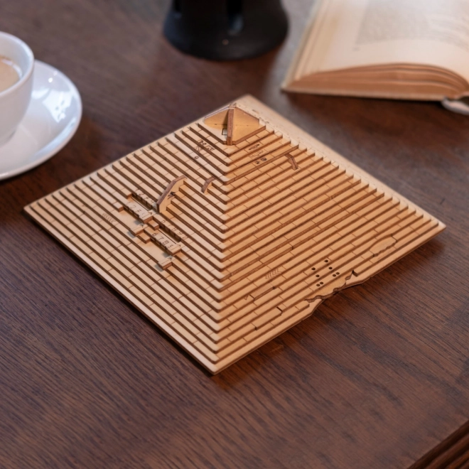 EscapeWelt 3D Wooden Mechanical Puzzle Pyramid