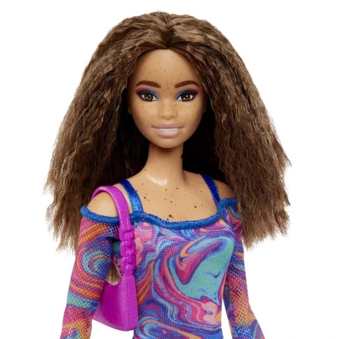 Barbie Model Rainbow Marble Dress