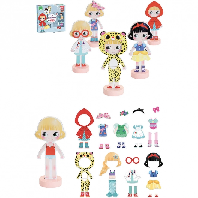 Vilac Magnetic Mia Dress-Up Puzzle