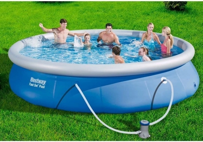 Round Inflatable Garden Pool 457 x 84 cm