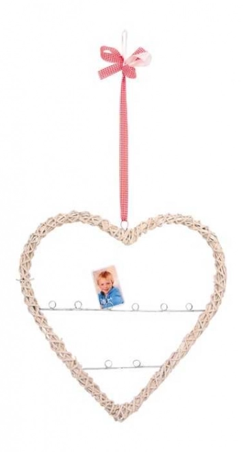 Small Foot Heart-Shaped Photo Holder