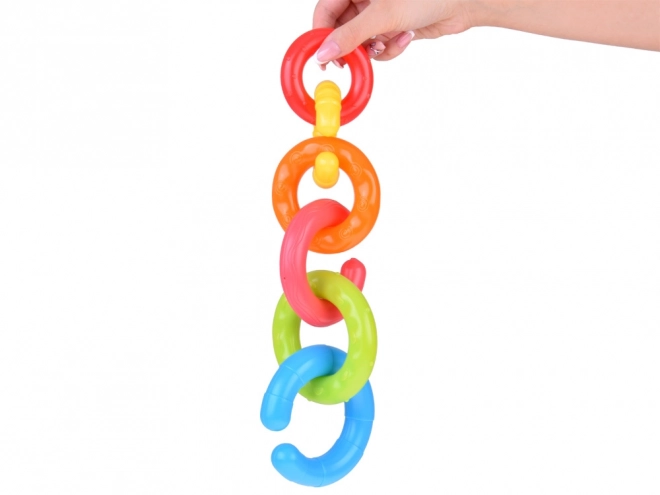 Sensory Rainbow Stacking Discs for Children