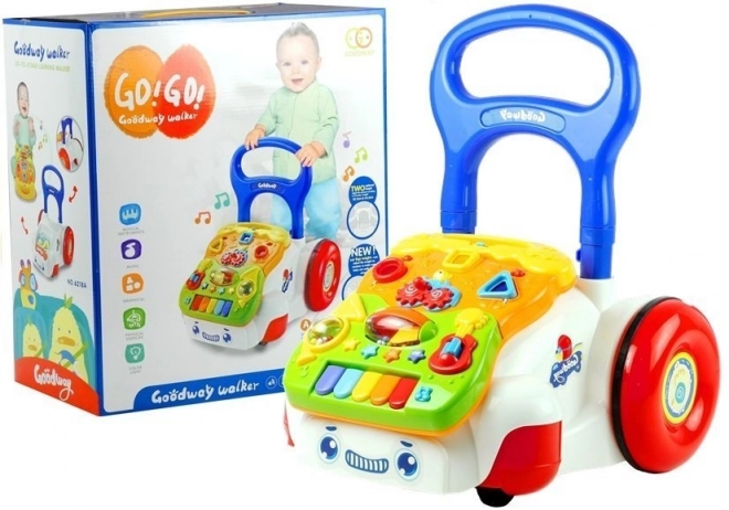 Baby Walker with Detachable Play Panel