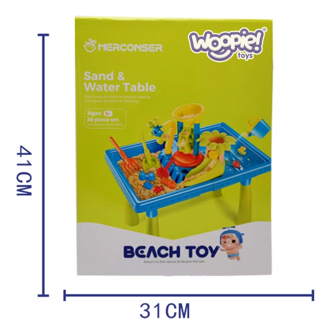 Wasser- und Sandtisch 2-in-1 Palme 18 Stk.
