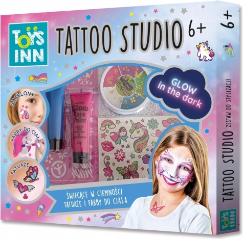 Tattoo Studio Set für Körper- und Gesichtsbemalung