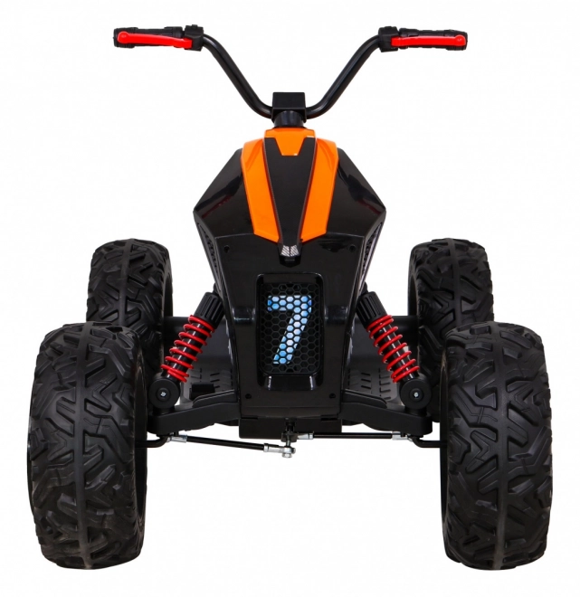 Quad Lucky Seven on battery black + EVA wheels + slow start + LED + MP3 USB