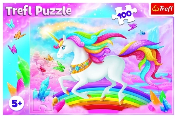 Crystal Unicorn World 100-Piece Puzzle