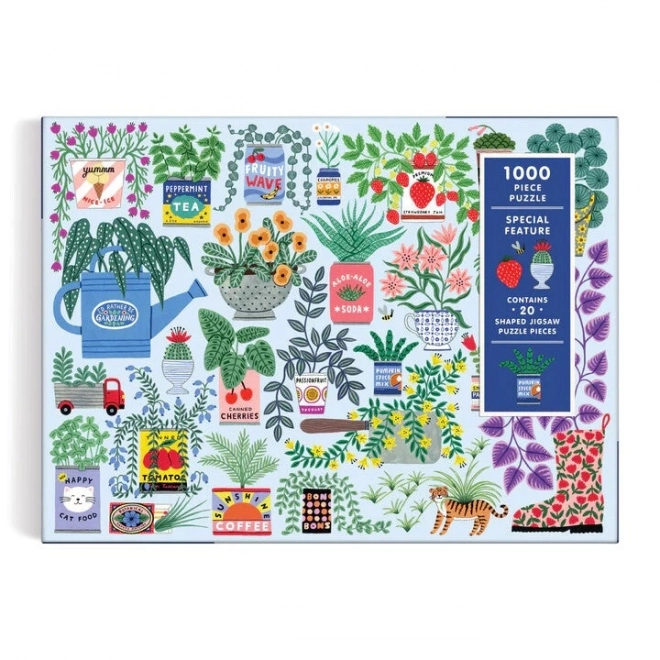 Galison Flower Planting Puzzle