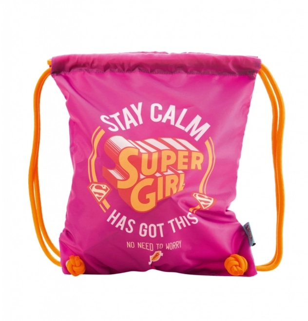 Supergirl Stay Calm Shoe Bag