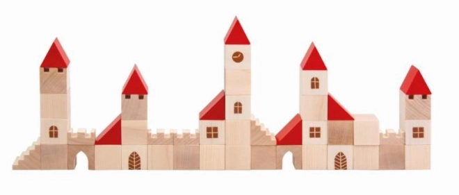 Wooden City Building Blocks Set