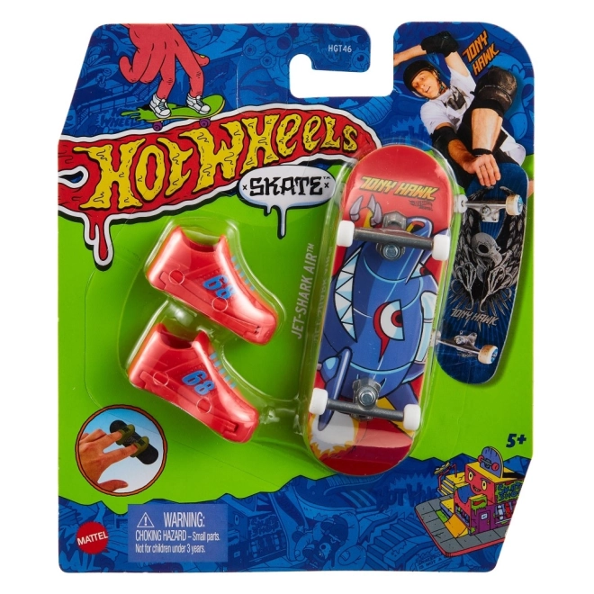 Fingerboard with Removable Skate Shoes by Hot Wheels