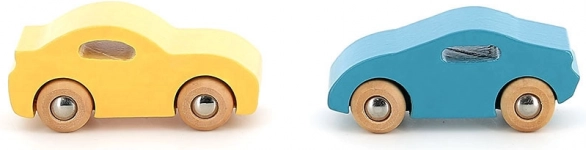 Set of 4 Wooden Cars Vilacity