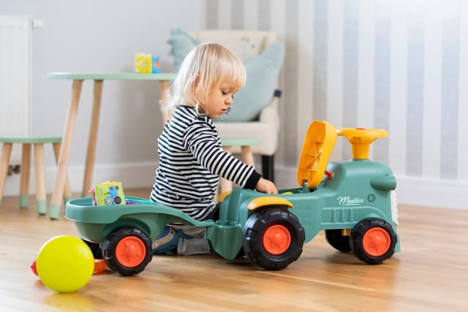 Falk Baby Tractor with Removable Trailer