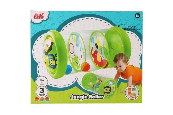 Inflatable Baby Educational Roller with Balls