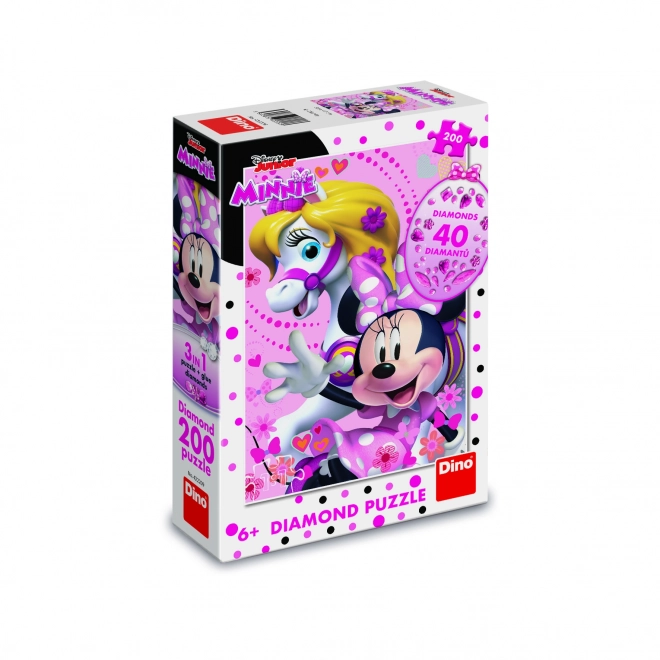 Minnie Jewel Puzzle 200 Pieces