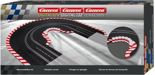 Curva con restringimento della corsia per EVOLUTION, DIGITAL 132 e DIGITAL 124