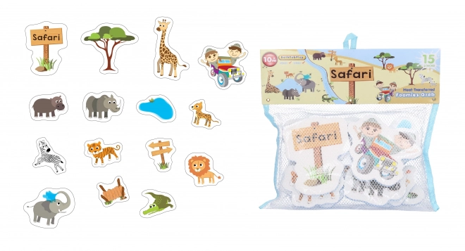 Foam Safari Bath Toys Set