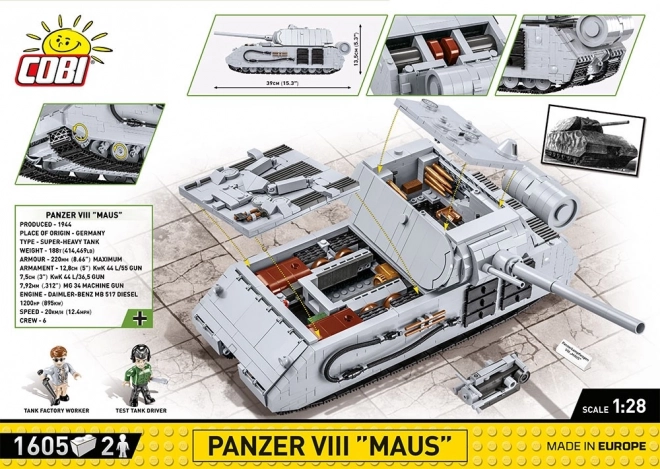 Cobi Maus Tank Building Set