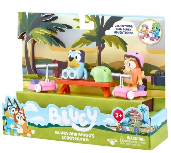 Bluey Scooter Riding Set