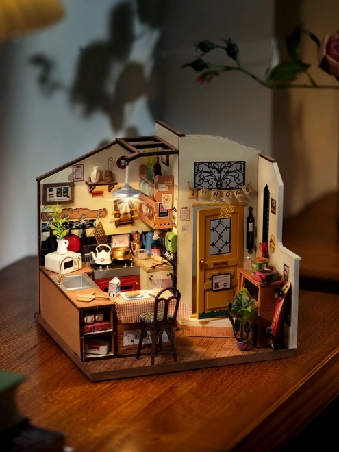 Cozy Kitchen Wooden 3D Puzzle