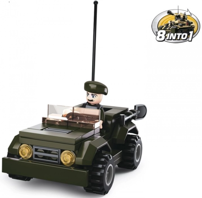 Sluban Military Jeep Building Set