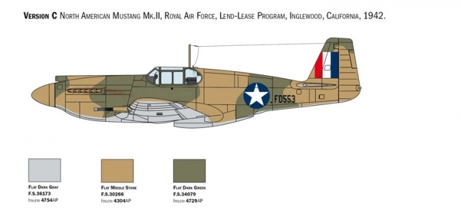 Plastic Model P-51A Mustang 1/72