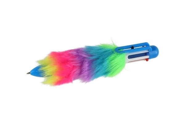 Colorful Plush Pen with Six Colors