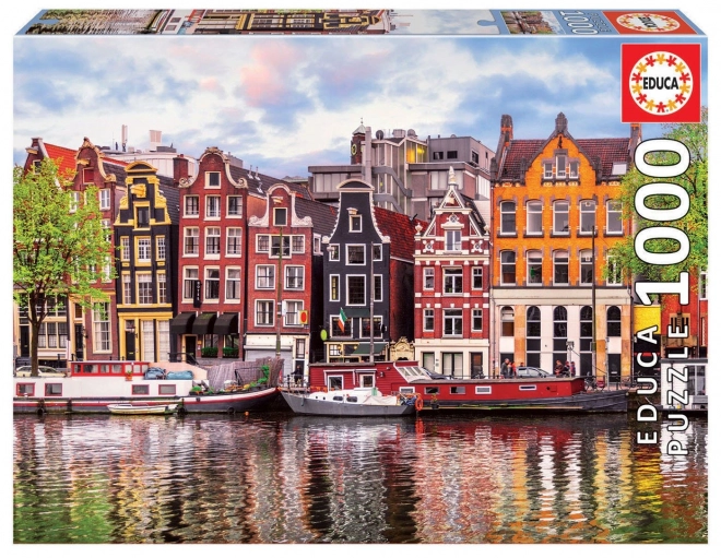 EDUCA Puslespil Dansende huse, Amsterdam 1000 brikker