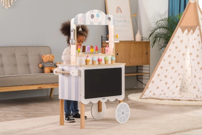 Wooden Ice Cream Trolley