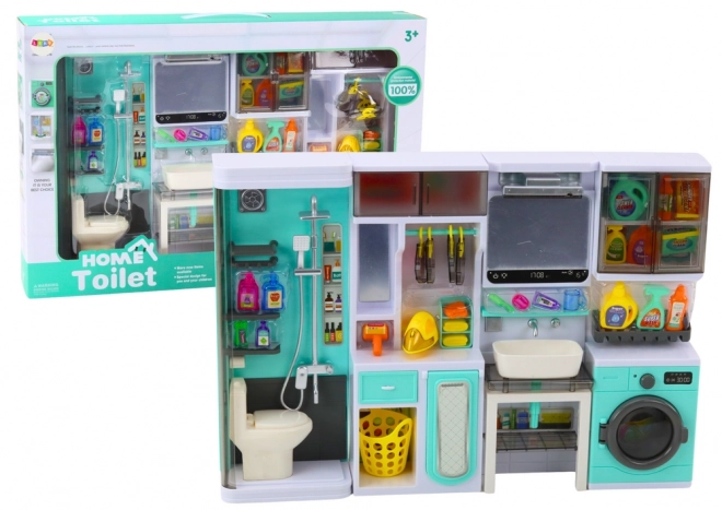 4-in-1 Bathroom Playset with Accessories