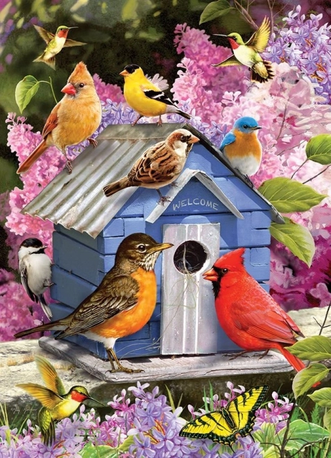 Cobble Hill Spring Birdhouse Puzzle 500 Pieces