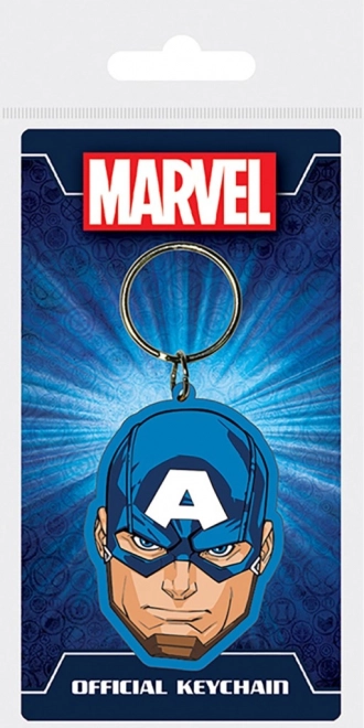 rubber keychain Marvel Captain America