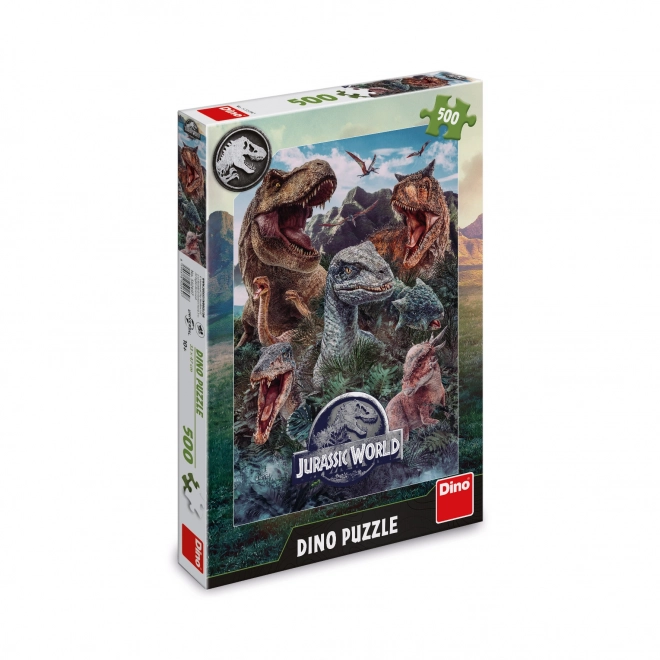 Dino Jurassic World Puzzle 500 Pieces