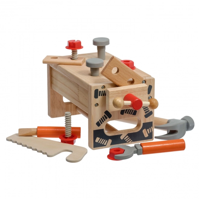 Lucy & Leo Big Carpenter Wooden Tool Set