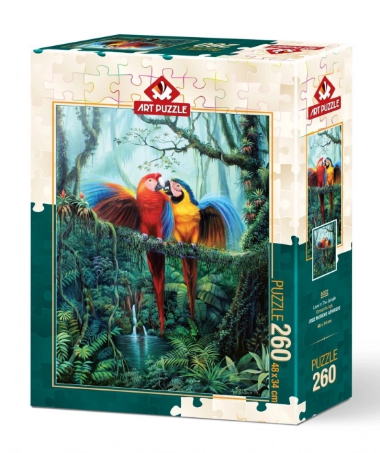 Love in the Jungle Jigsaw Puzzle 260 Pieces