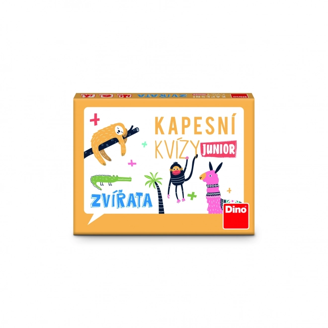 Cestovní společenská hra - Kapesní kvízy Junior – zvířátka