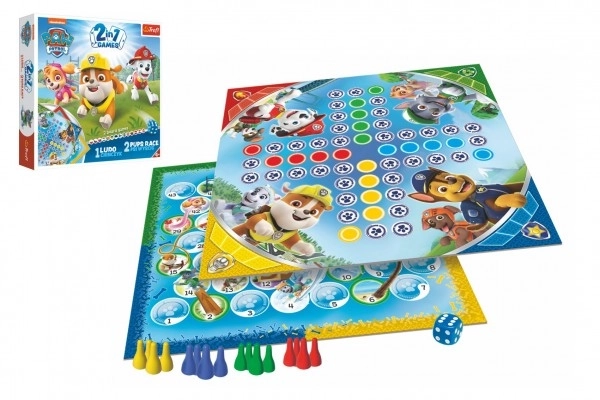 Trefl: 2-in-1 Game - Ludo: Paw Patrol