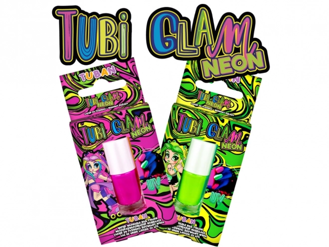 Lak na nechty Tubi Glam - zelený neón