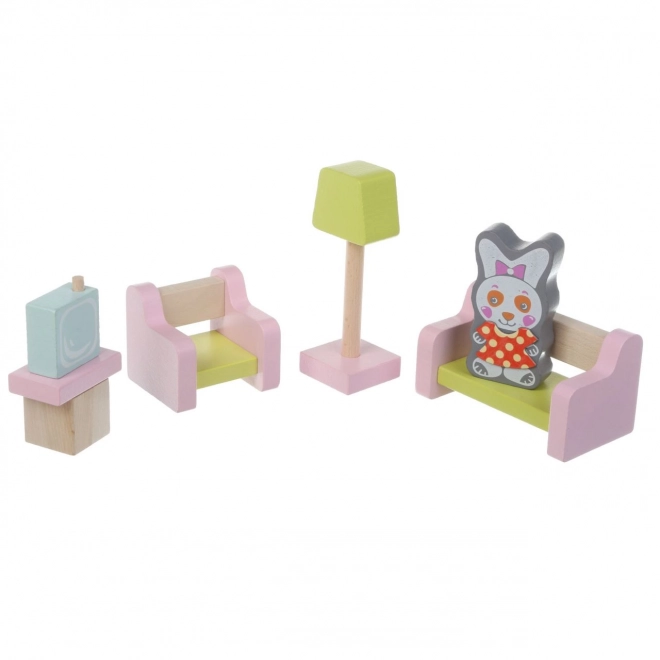 Cubika Living Room Wooden Dollhouse Furniture