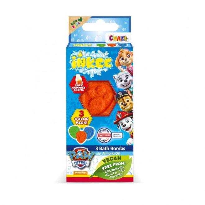 Inkee Mini Bath Bombs Paw Patrol