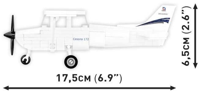 Cobi Building Block Cessna 172 Skyhawk White