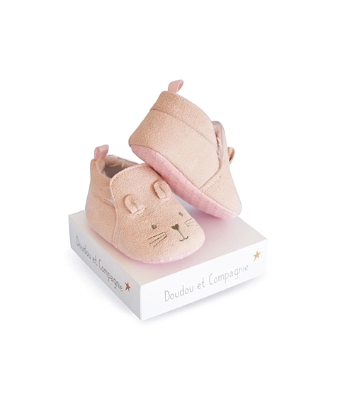 Gift Set - Baby Booties 0-6 Months Pink