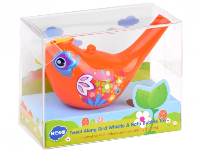 Colorful Whistling Water Bird – orange