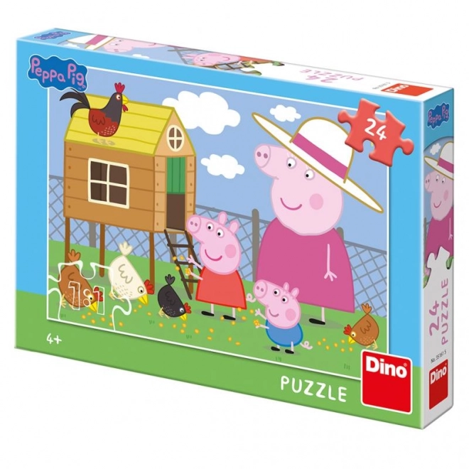 Dino Peppa Pig Puzzle 24 Pieces