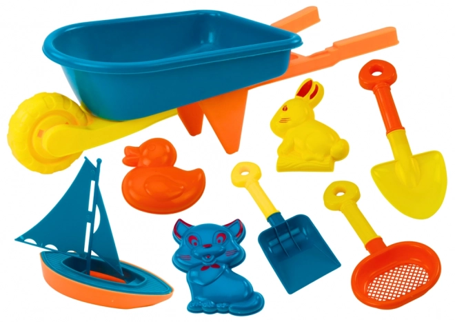 Sand Toy Set with Animals and Boat