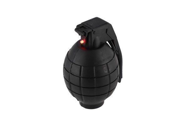 Plastic Hand Grenade Toy with Sound and Light Effects