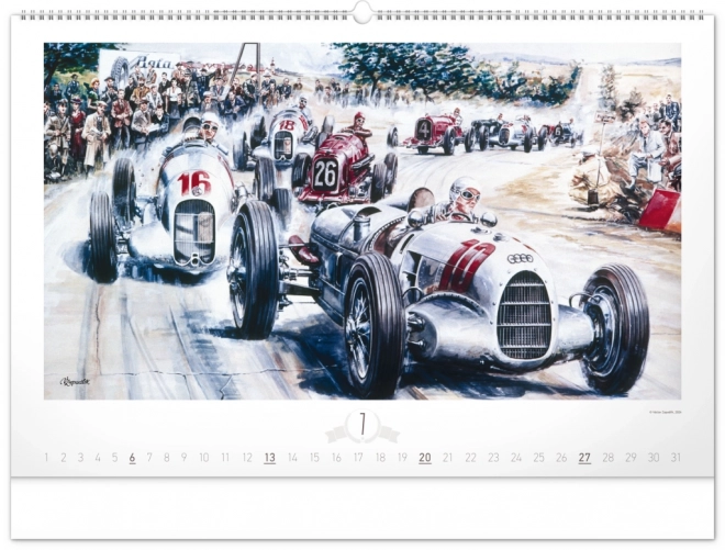 Wall Calendar Oldtimers by Václav Zapadlík 2025