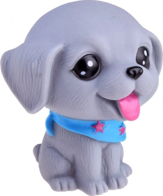 Rubber Dog Figurines Set