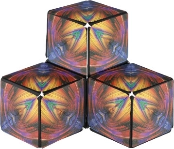 Magnetic Rainbow Cube Puzzle