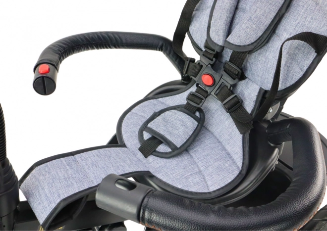 Multifunctional Gray Kids Tricycle